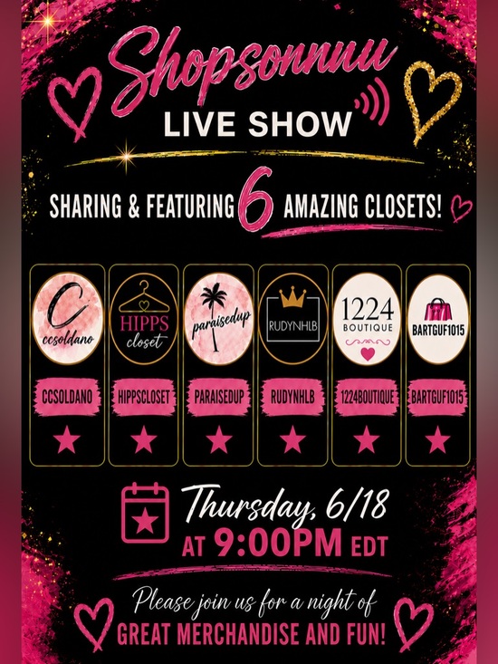 Other - Live show featuring 6 amazing closets